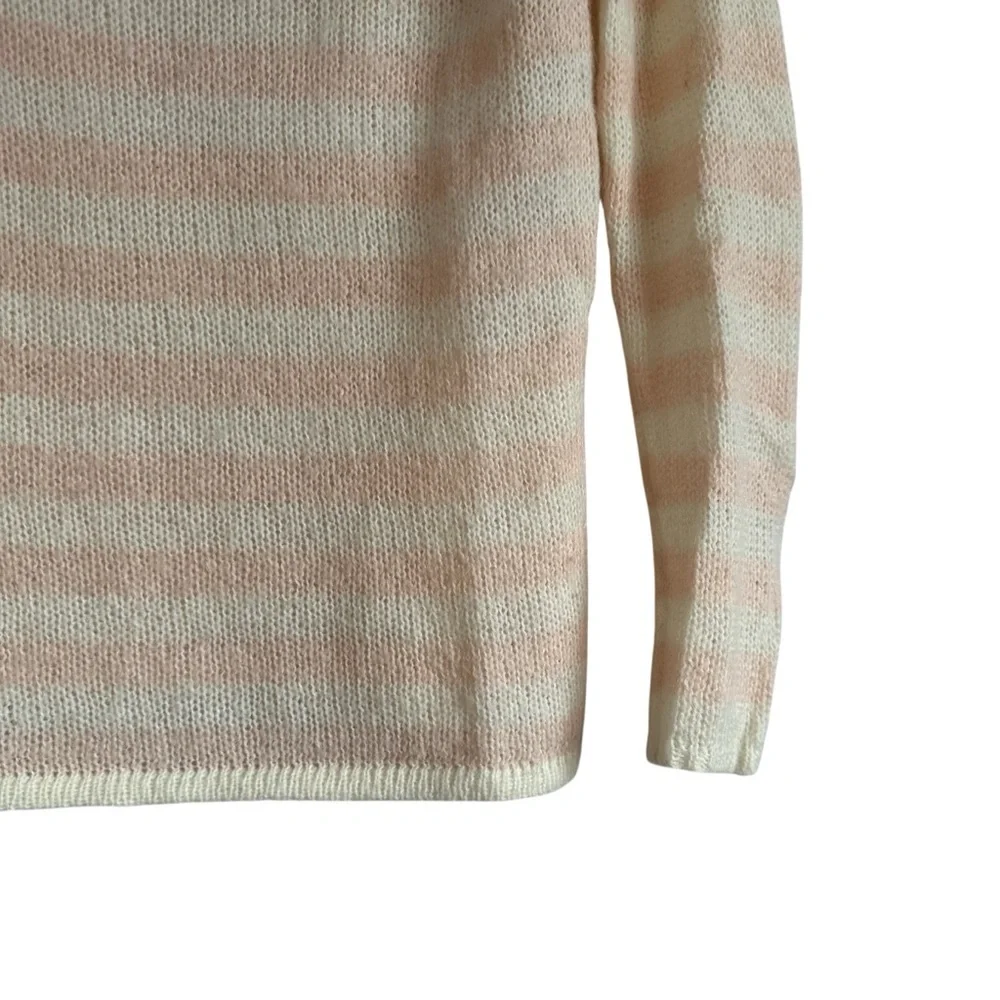 J. Crew Mohair Blend Striped Sweater Size Small